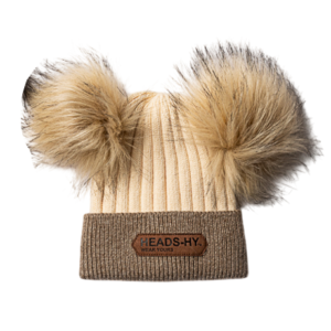 2 Acrylic Satin-Lined (Single Pom Toque) Kids