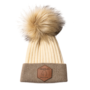 4 Acrylic Satin-Lined (Single Pom Toque) fr